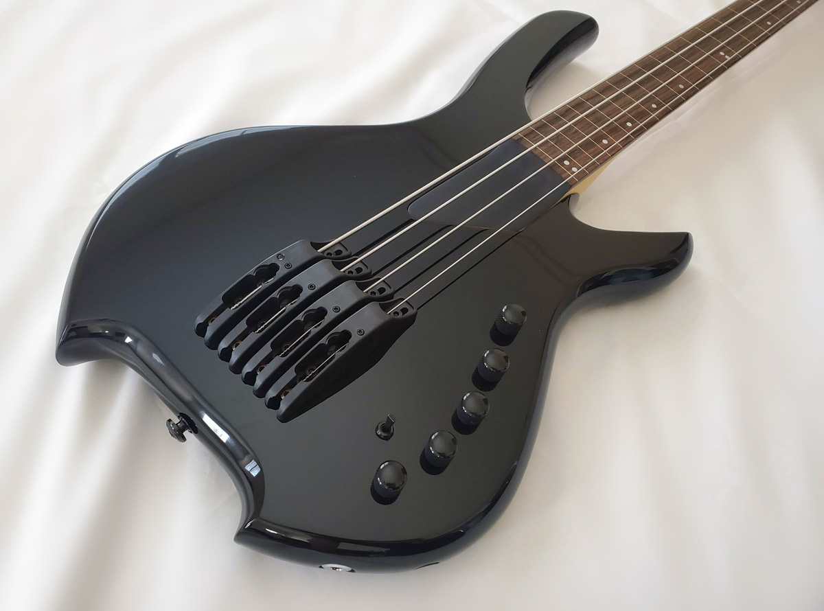 LIGHTWAVE SL- 4FL UltraBlack — чотириструнна безладова бас-гітара (оптичний звукознімач) 5