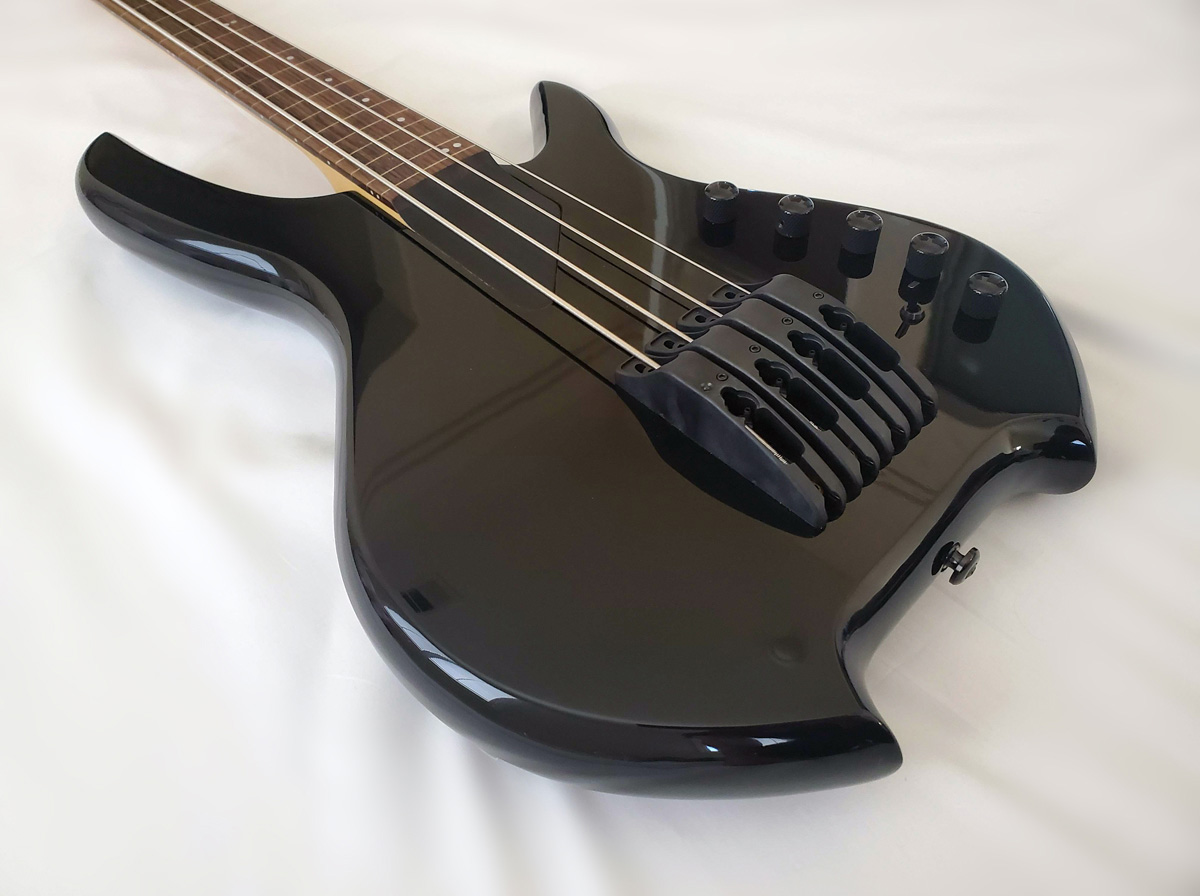 LIGHTWAVE SL- 4FL UltraBlack — чотириструнна безладова бас-гітара (оптичний звукознімач) 7
