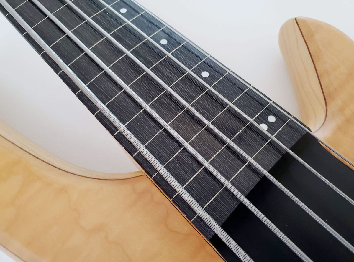 LIGHTWAVE VL- 5FL Transparent Natural - Бас гитара пятиструнная безладовая (оптический звукосниматель) 8