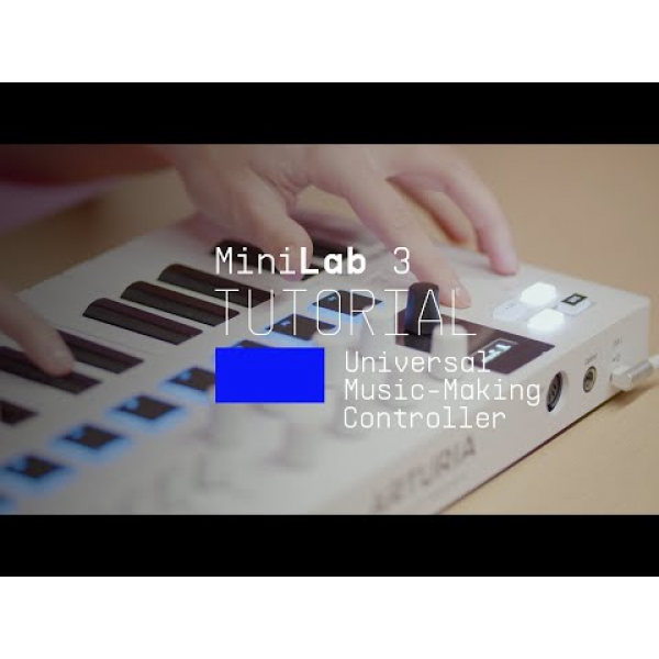 MIDI-клавиатура Arturia MiniLab 3 Deep Black + Arturia Analog Lab V 5