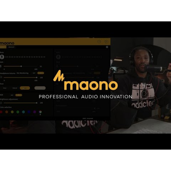 Мікрофон для геймерів Maono DM30 (Black) 4