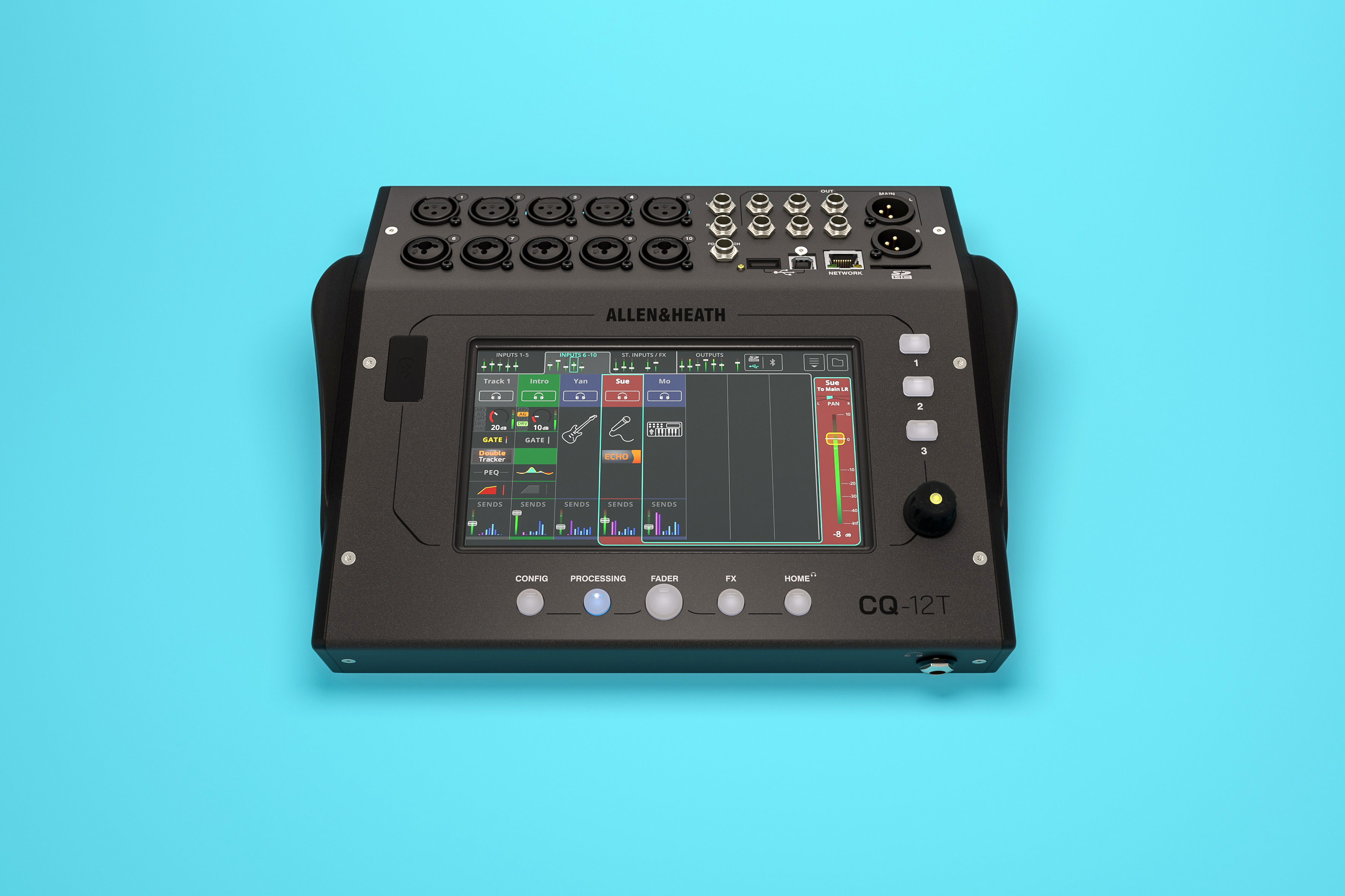 Мікшерний пульт Allen Heath CQ-12T 9