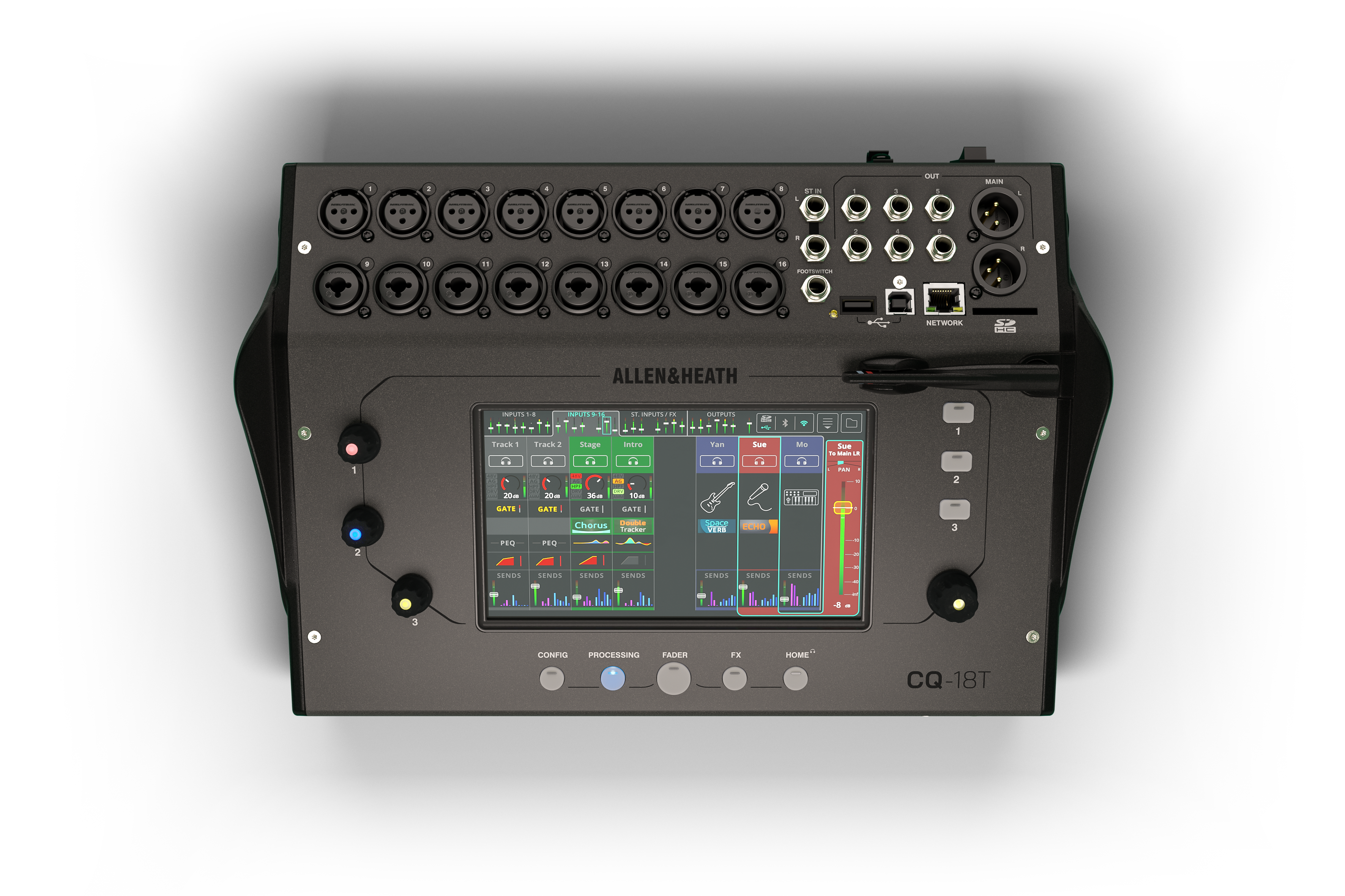 Мікшерний пульт Allen Heath CQ-18T 2