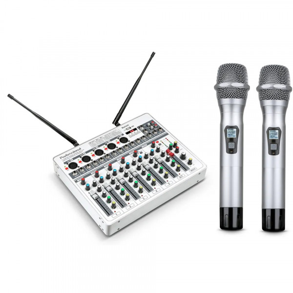 Микшерный пульт Maximum Acoustics RMI-678 с микрофонами 2