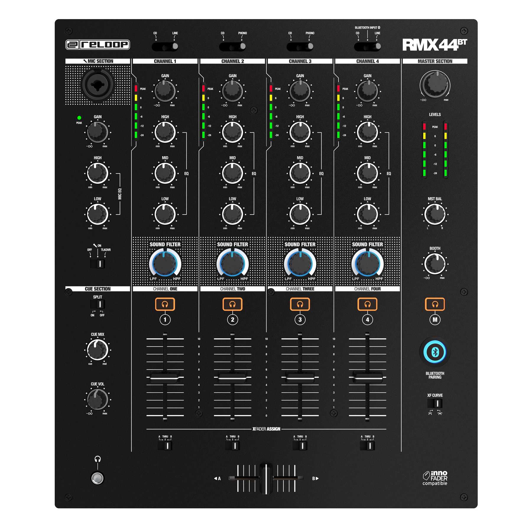 DJ-мікшер Reloop RMX-44 BT 4