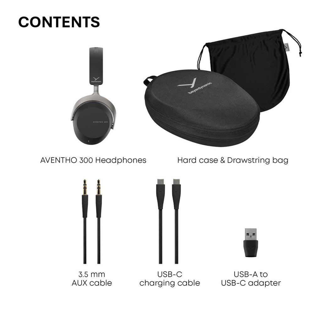 Навушники Aventho 300 black 8