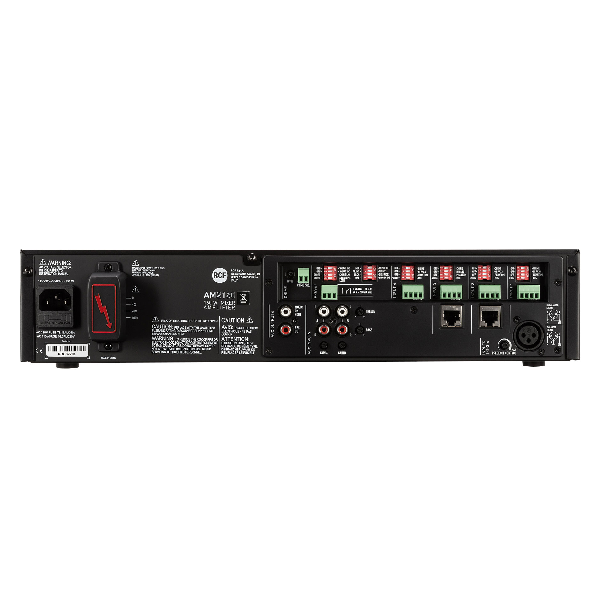 Трансляционный усилитель RCF AM2160 4