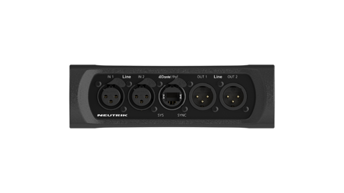 Аудіоінтерфейс Dante Neutrik NA-2I2O-DLINE 2