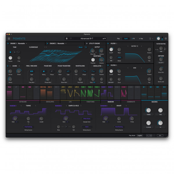 Программное обеспечение Arturia Pigments 5 4