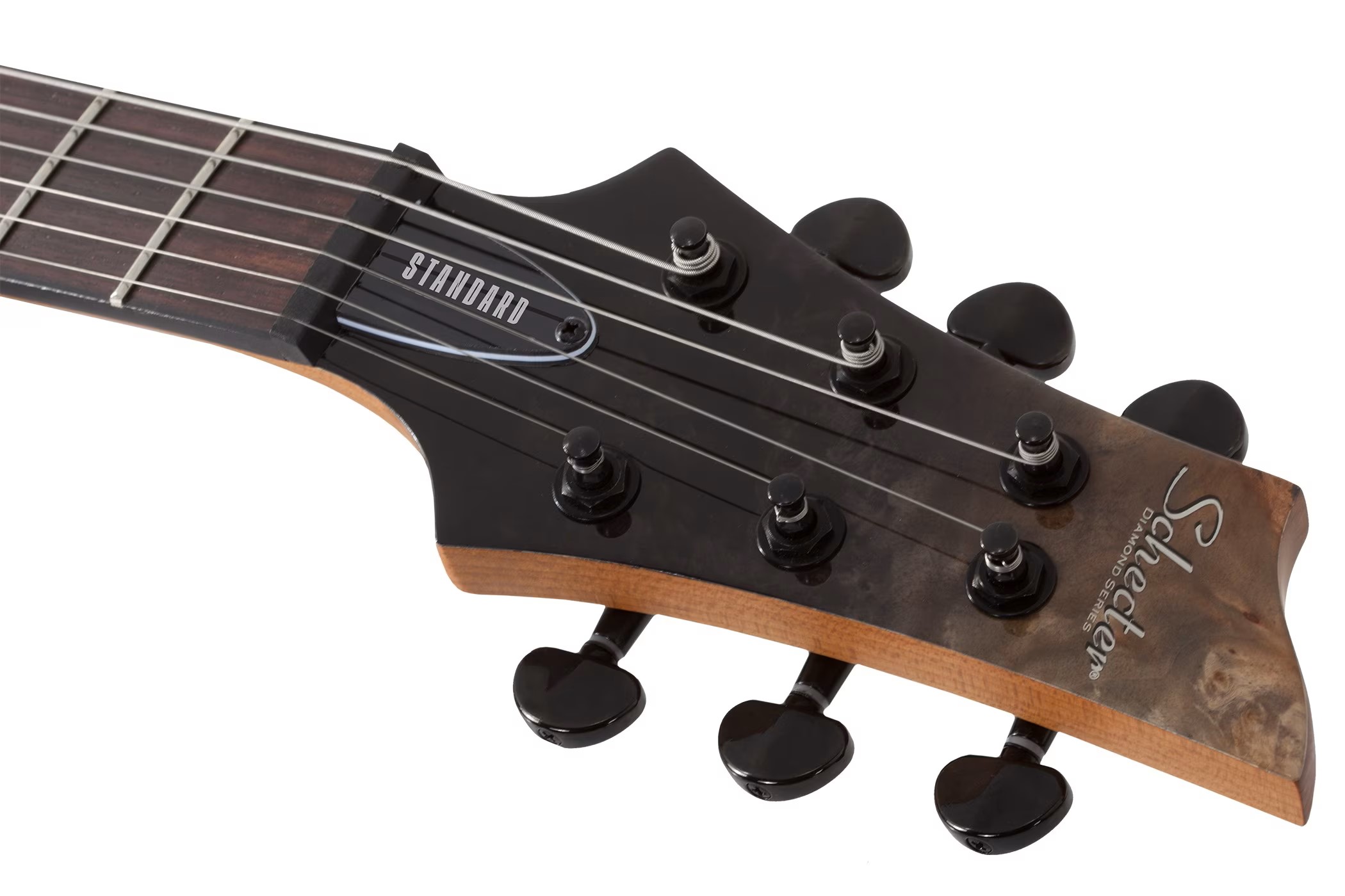 SCHECTER C-1 STANDARD Black Fade Burst Burl - Електрична гітара 12