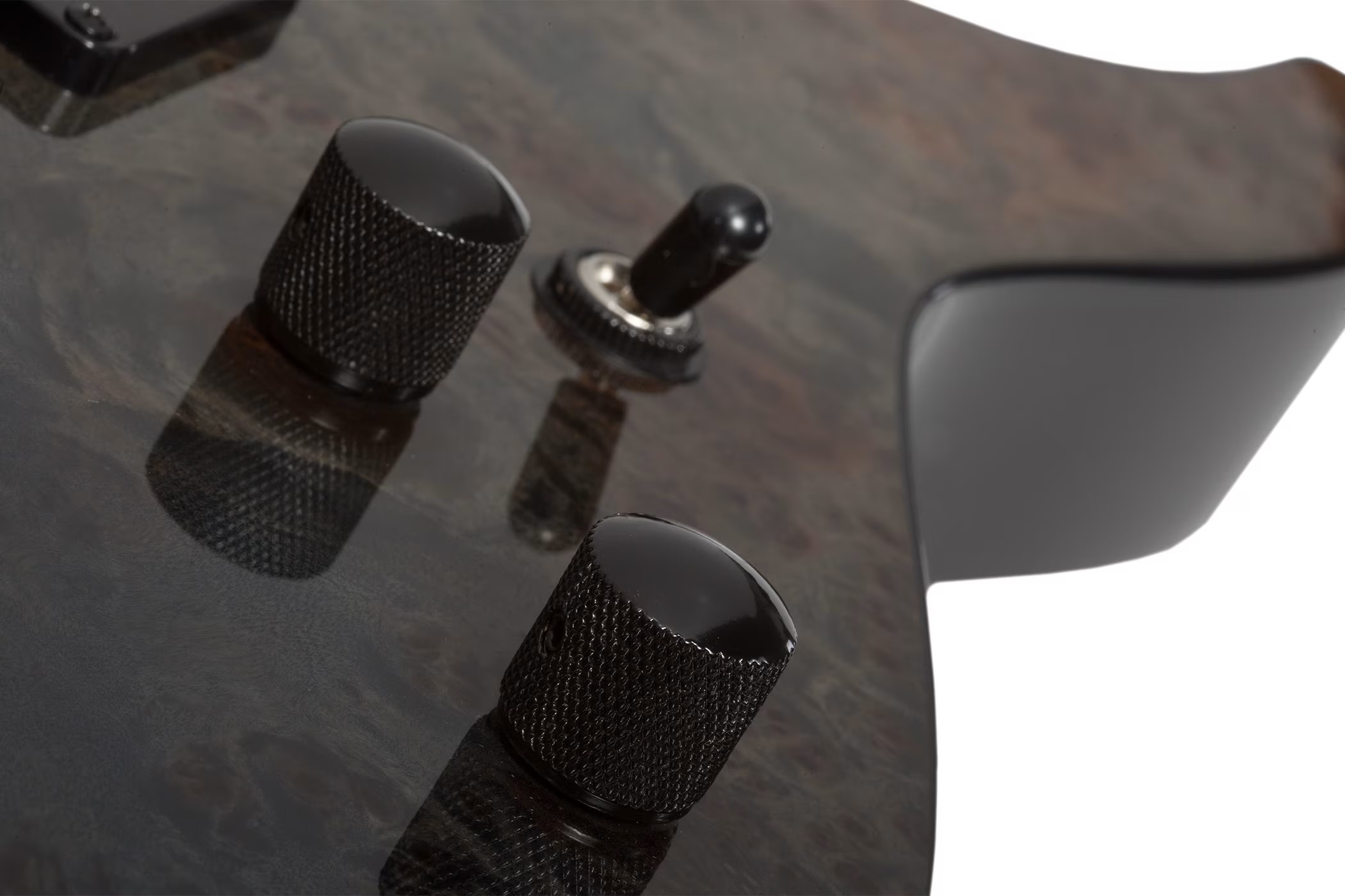 SCHECTER C-1 STANDARD Black Fade Burst Burl - Електрична гітара 5