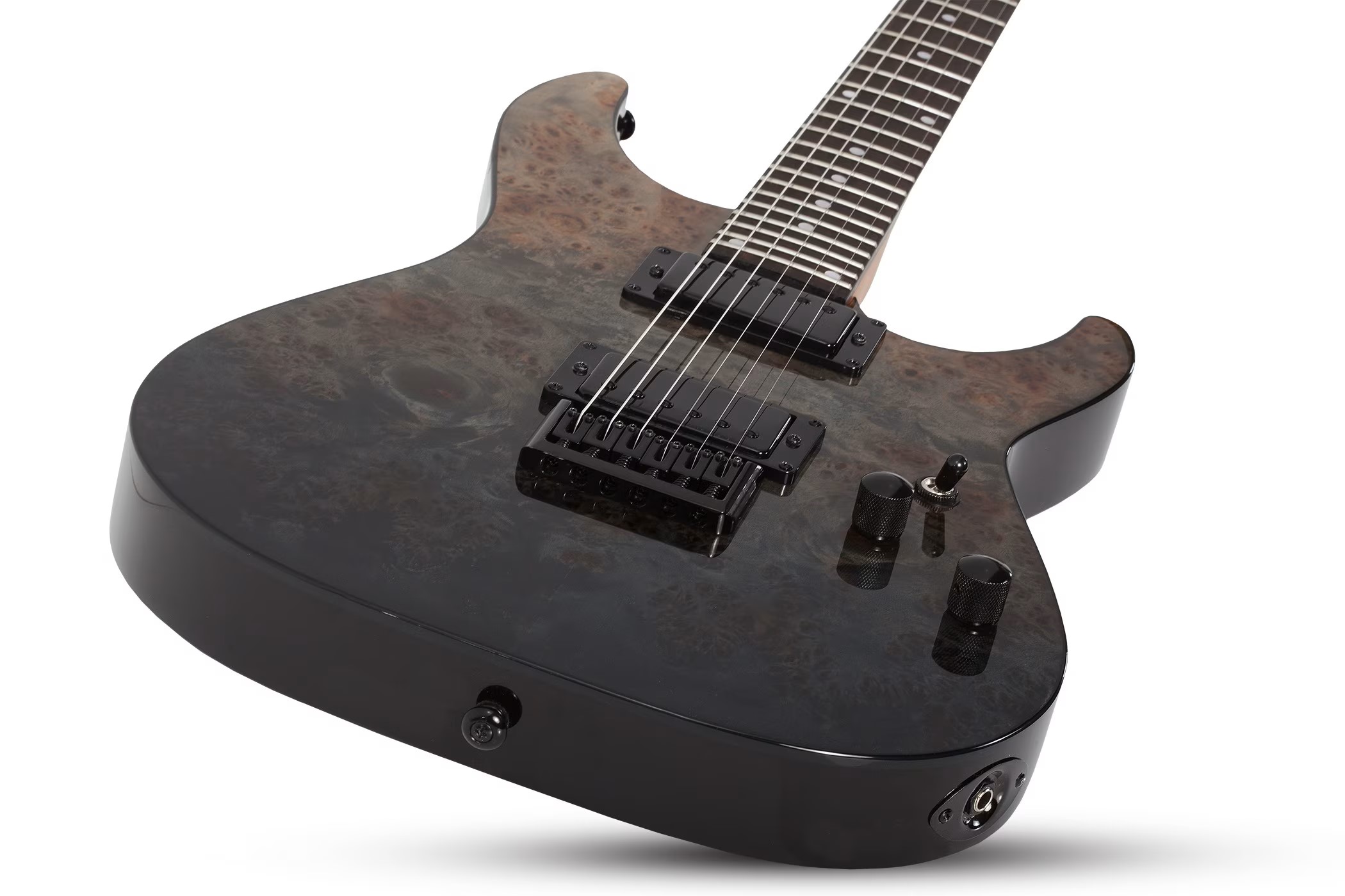 SCHECTER C-1 STANDARD Black Fade Burst Burl - Електрична гітара 6