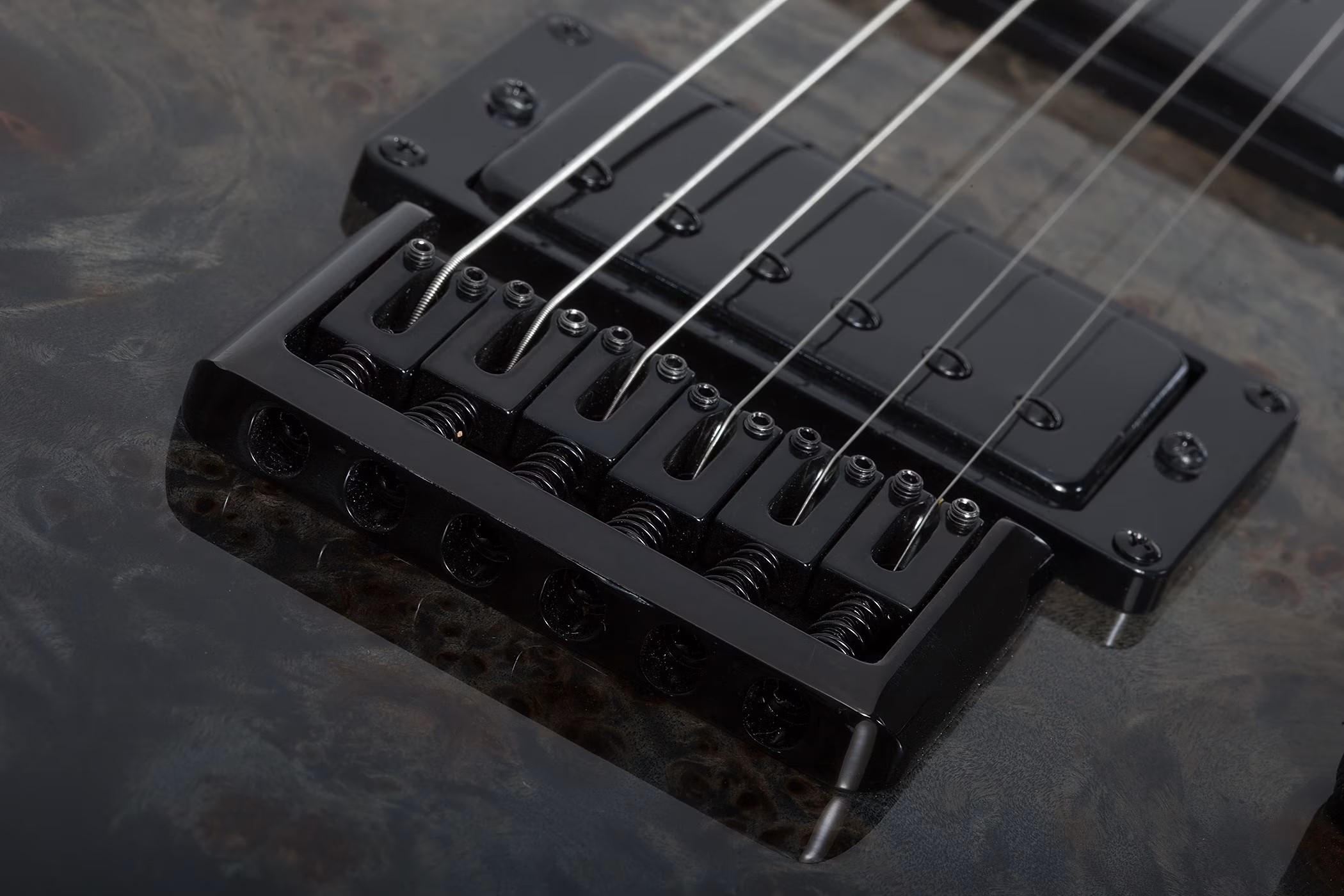 SCHECTER C-1 STANDARD Black Fade Burst Burl - Електрична гітара 7