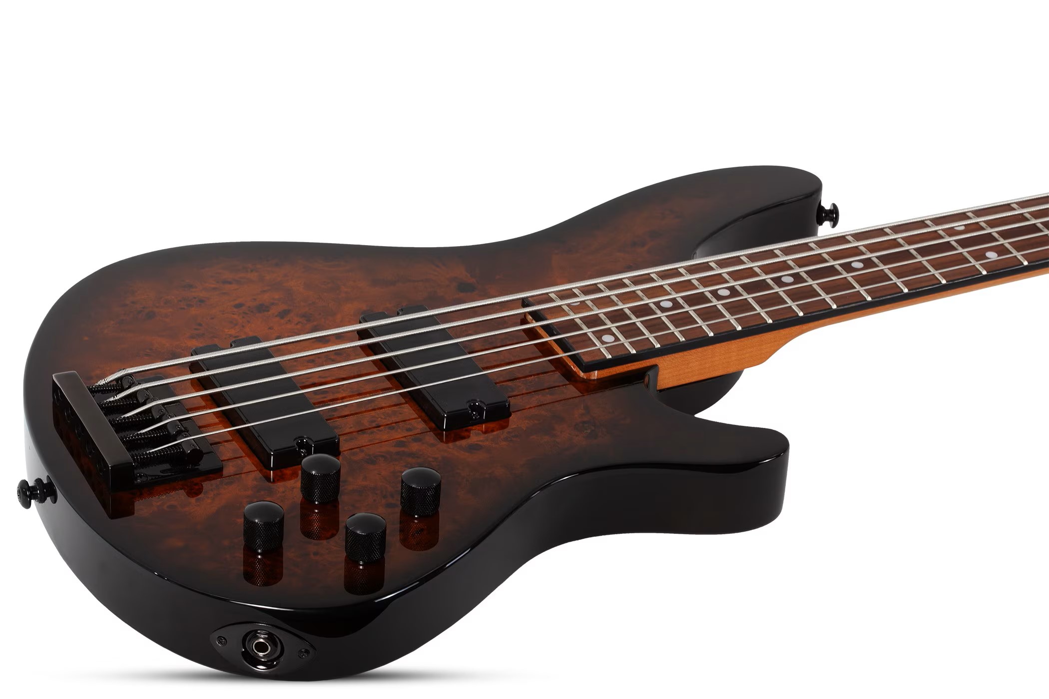 SCHECTER C-5 STANDARD Tobacco Burl - п'ятиструнна бас-гітара 3