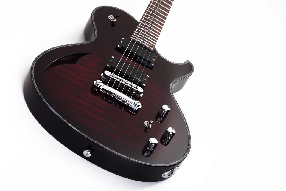 SCHECTER Hellraiser Solo-6 E/A BCH - Полуакустическая электрогитара 3