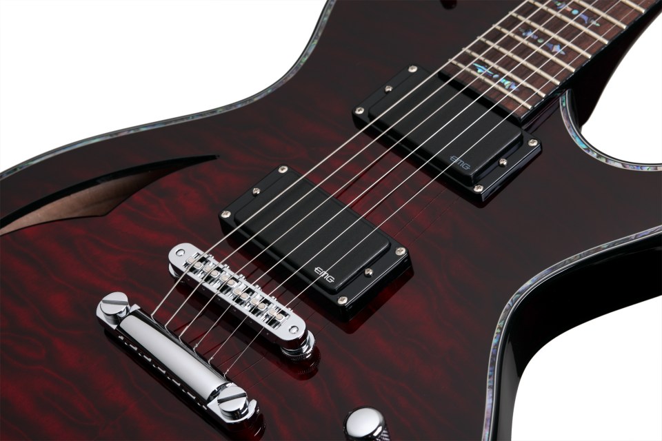 SCHECTER Hellraiser Solo-6 E/A BCH - Полуакустическая электрогитара 5