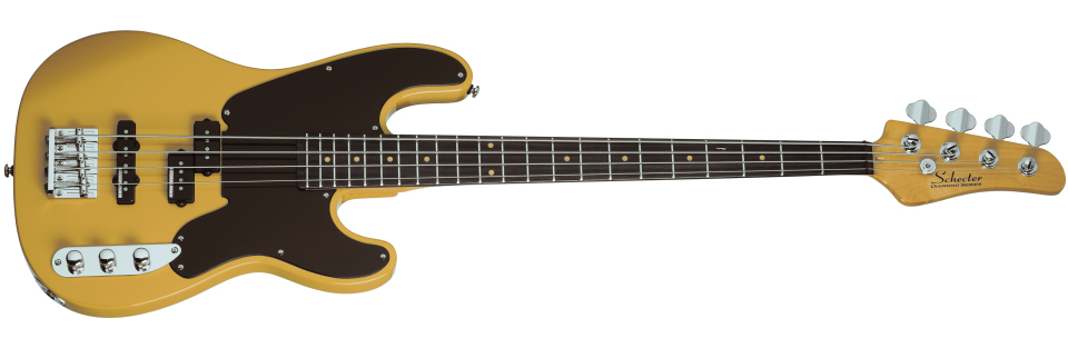 SCHECTER MODEL-T Butterscotch - чотириструнна бас-гітара 2