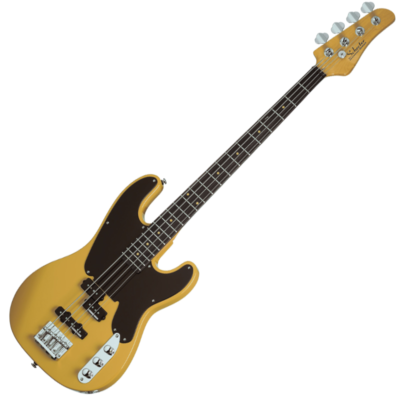 SCHECTER MODEL-T Butterscotch - чотириструнна бас-гітара 8