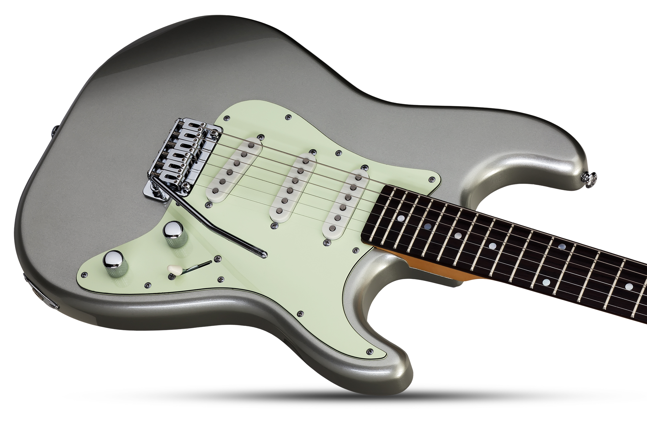 SCHECTER NICK JOHNSTON DS TRAD A.SLVR - Электрогитара 7