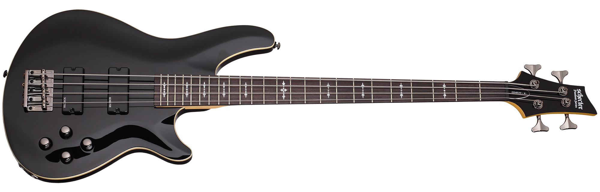 SCHECTER OMEN-4 BLK - чотириструнна бас-гітара 2