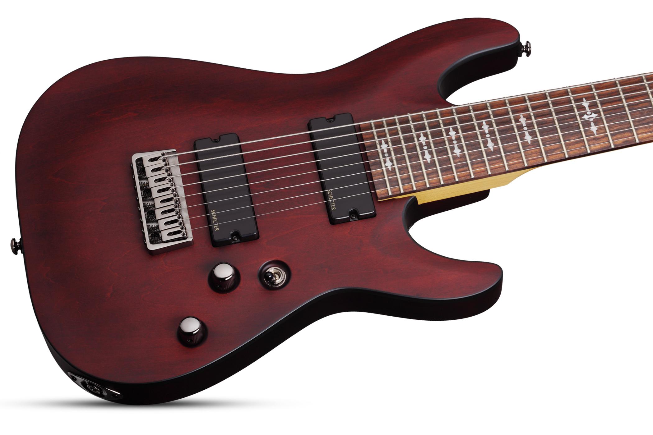 SCHECTER OMEN-8 WSN - Электрогитара восьмиструнная 3