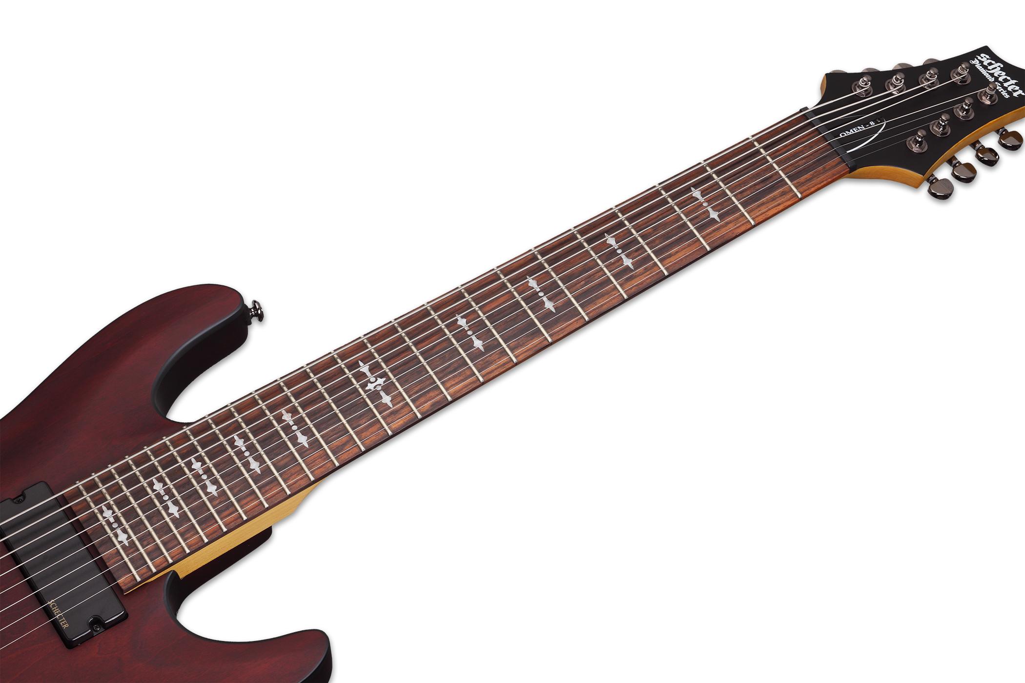 SCHECTER OMEN-8 WSN - Электрогитара восьмиструнная 7