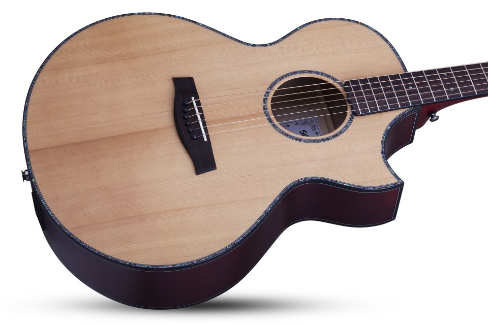 SCHECTER ORLEANS STAGE AC NS-VRS - Акустична гітара з вирізом і підключенням 6