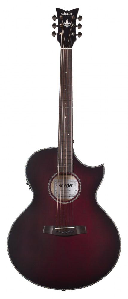 SCHECTER ORLEANS STAGE AC VRBS - Акустична гітара з вирізом та підключенням 14