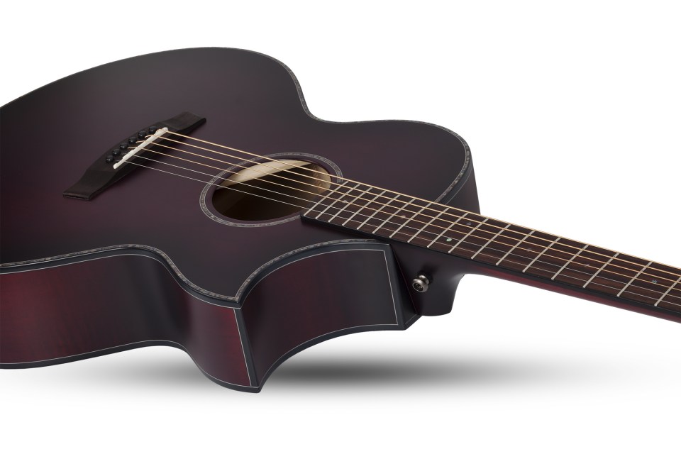 SCHECTER ORLEANS STAGE AC VRBS - Акустична гітара з вирізом та підключенням 4