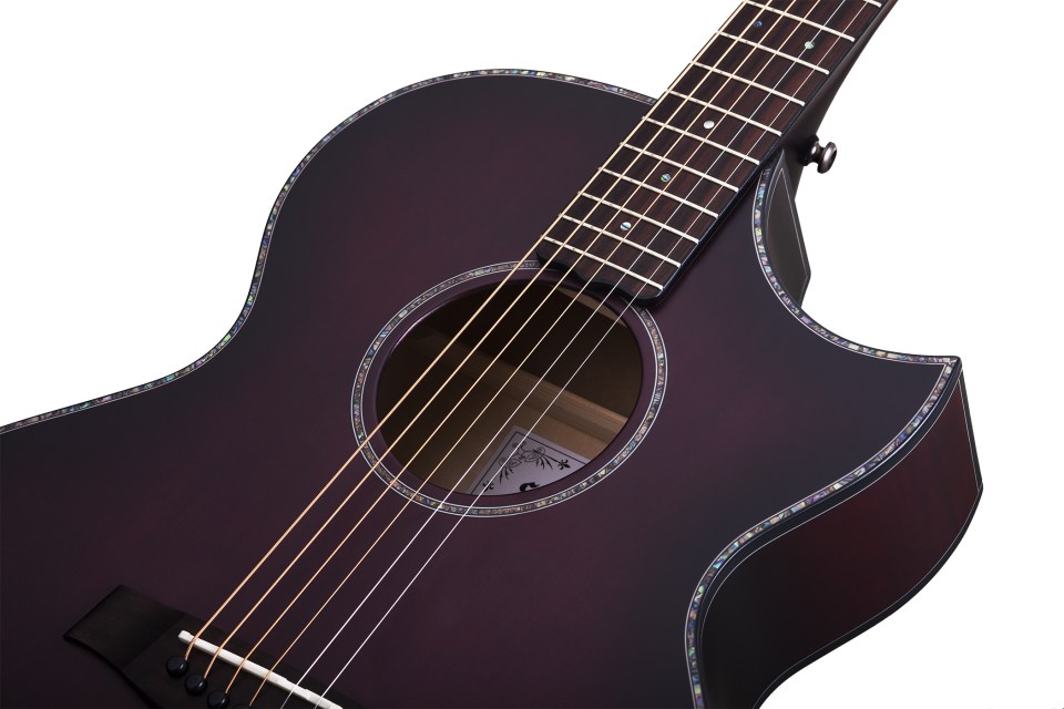 SCHECTER ORLEANS STAGE AC VRBS - Акустична гітара з вирізом та підключенням 7