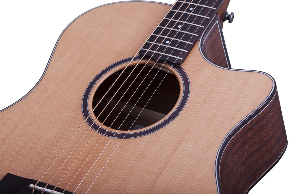 SCHECTER ORLEANS STUDIO AC NS - Акустична гітара з вирізом і підключенням 11