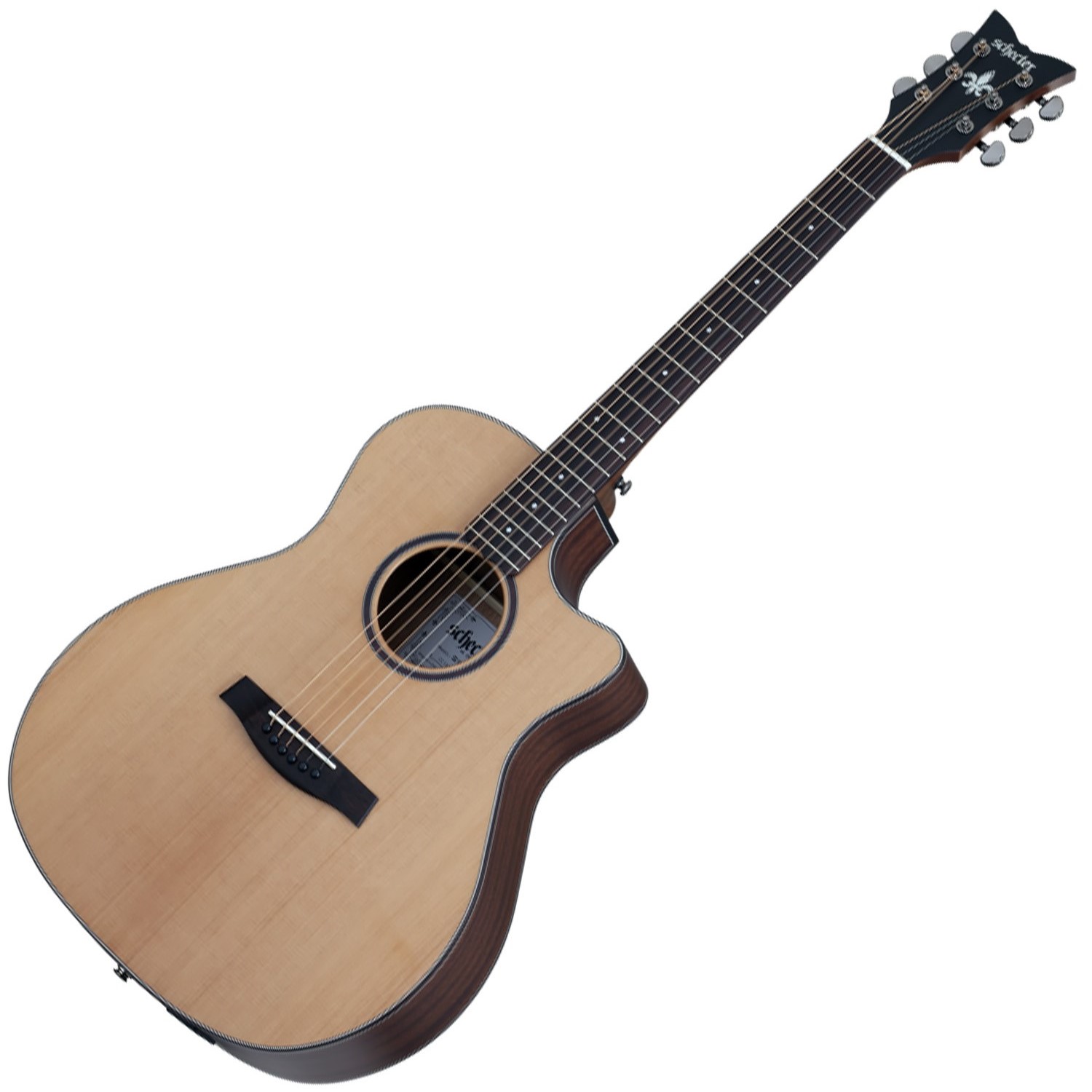 SCHECTER ORLEANS STUDIO AC NS - Акустична гітара з вирізом і підключенням 17