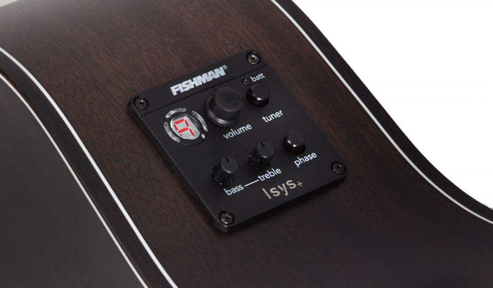 SCHECTER ORLEANS STUDIO AC SSTBLK - Акустична гітара з вирізом та підключенням 10