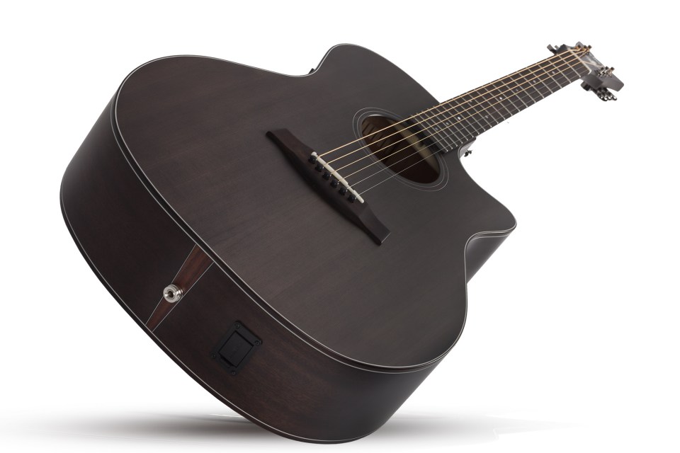 SCHECTER ORLEANS STUDIO AC SSTBLK - Акустична гітара з вирізом та підключенням 3