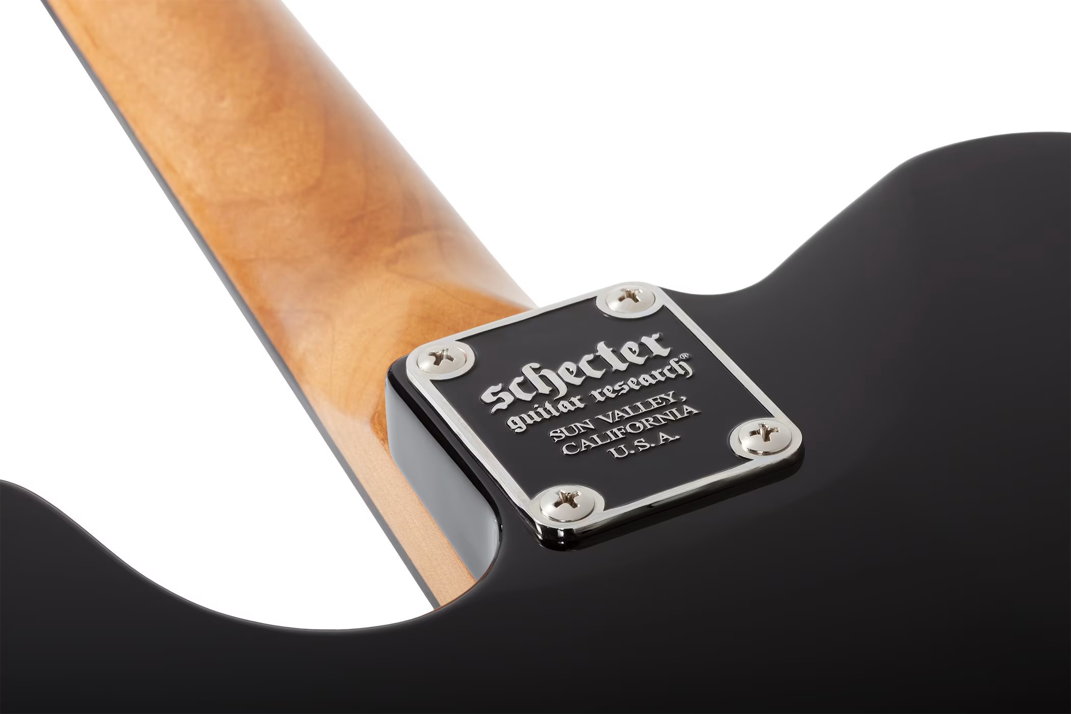 SCHECTER PT STANDARD Black Fade Burst Burl - Електрична гітара 11