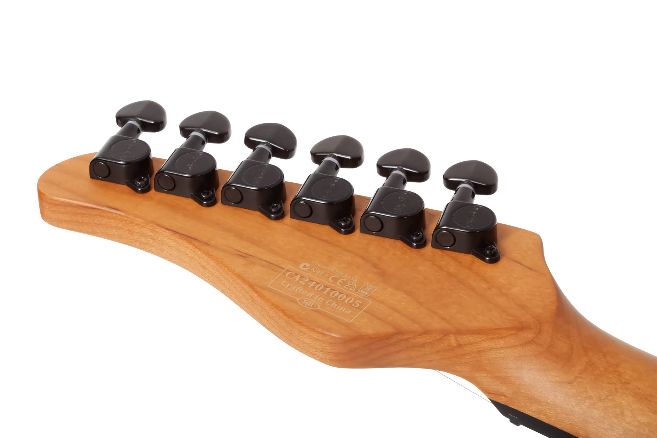 SCHECTER PT STANDARD Black Fade Burst Burl - Електрична гітара 13