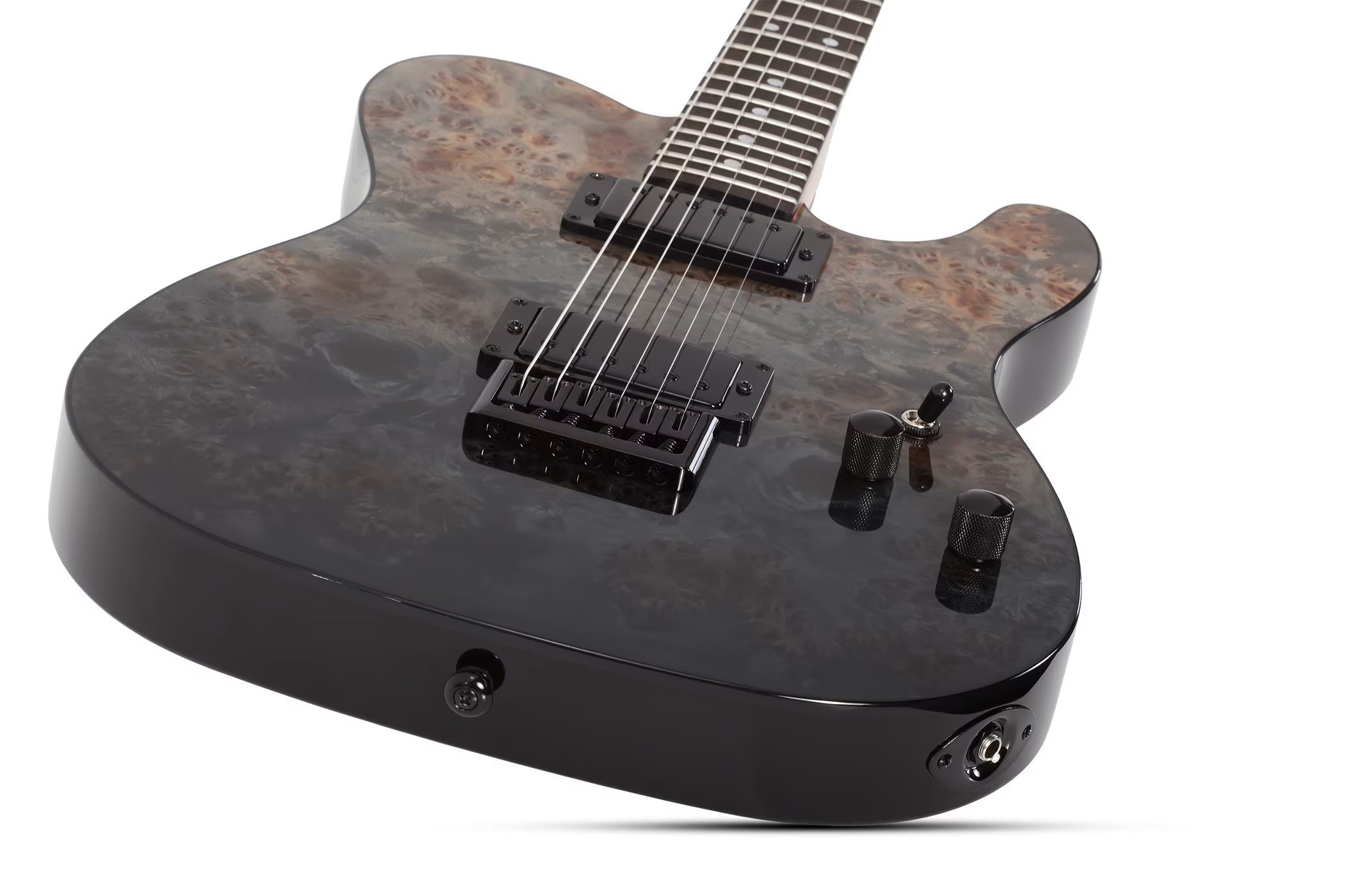 SCHECTER PT STANDARD Black Fade Burst Burl - Електрична гітара 6