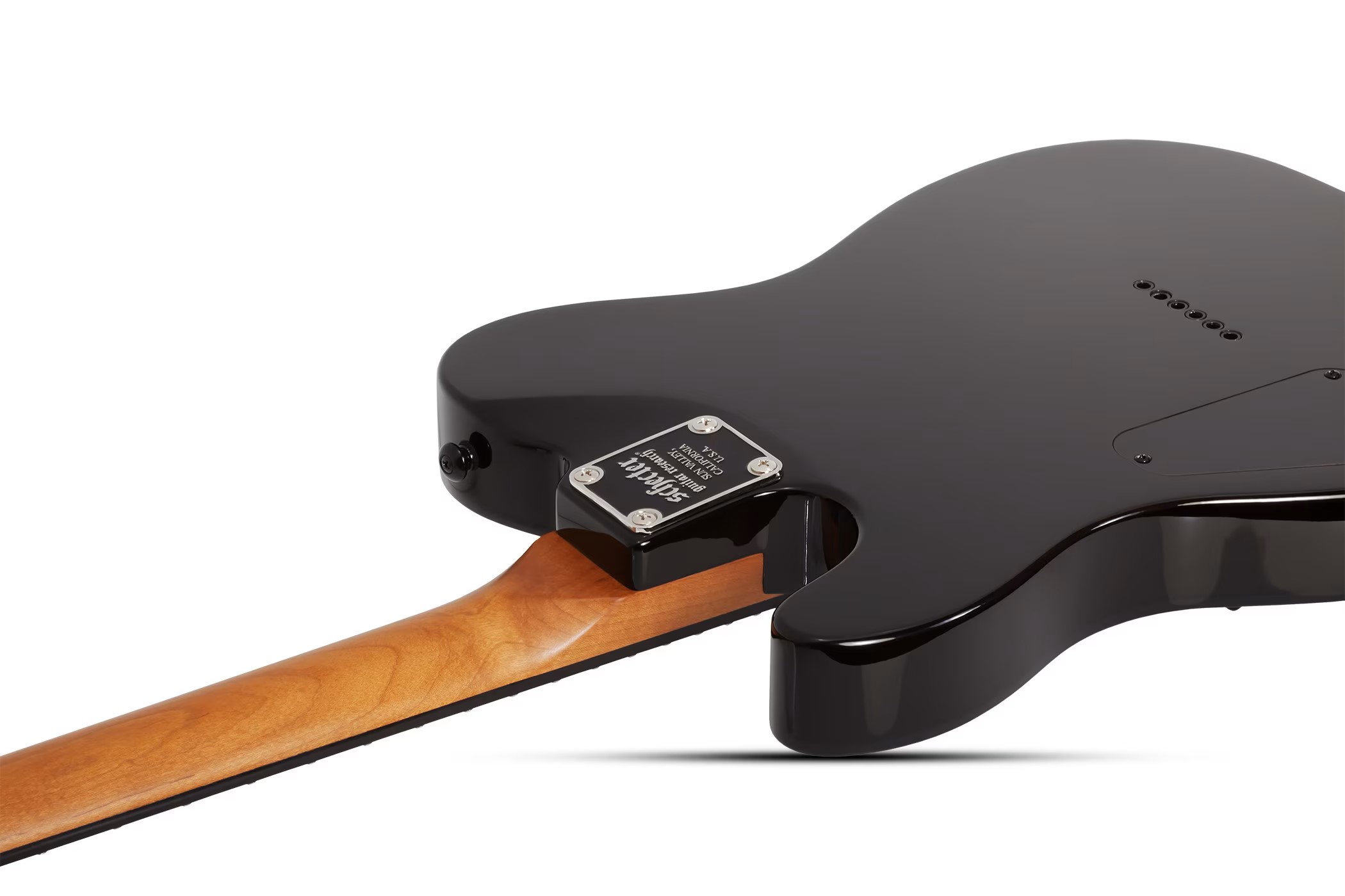 SCHECTER PT STANDARD Black Fade Burst Burl - Електрична гітара 9