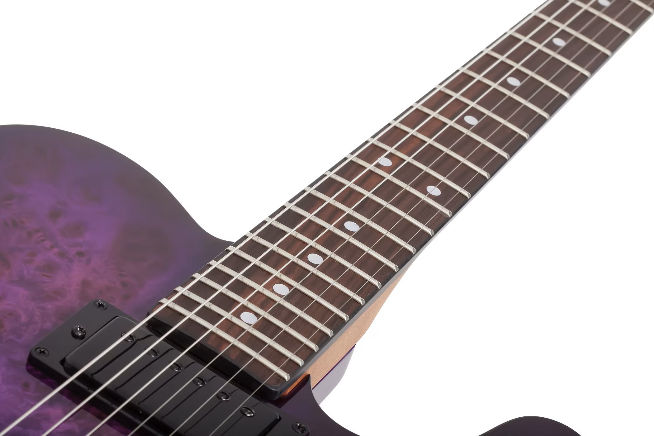 SCHECTER PT STANDARD Purple Burst Burl - Електрична гітара 10