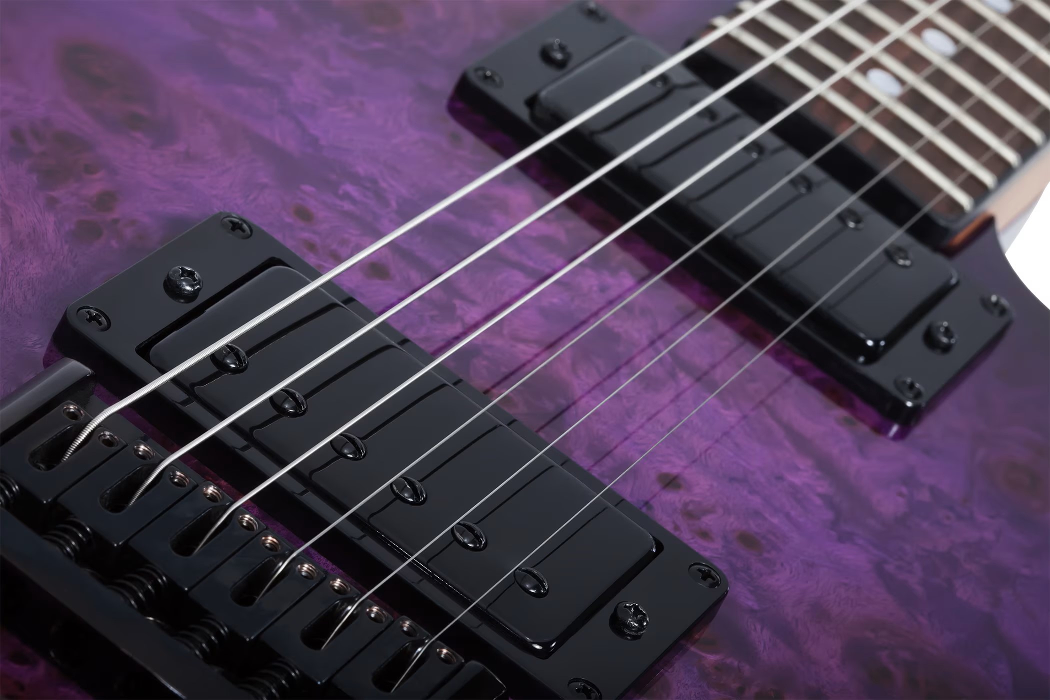 SCHECTER PT STANDARD Purple Burst Burl - Електрична гітара 6