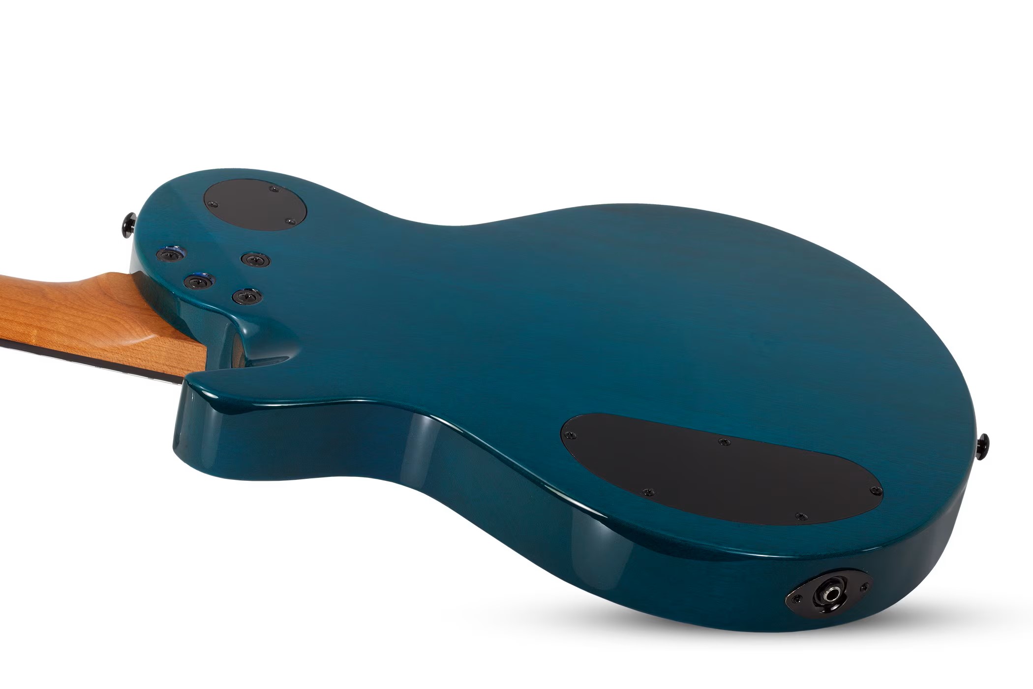 SCHECTER SOLO-II STANDARD Ocean Blue Burst Burl - Електрична гітара 11