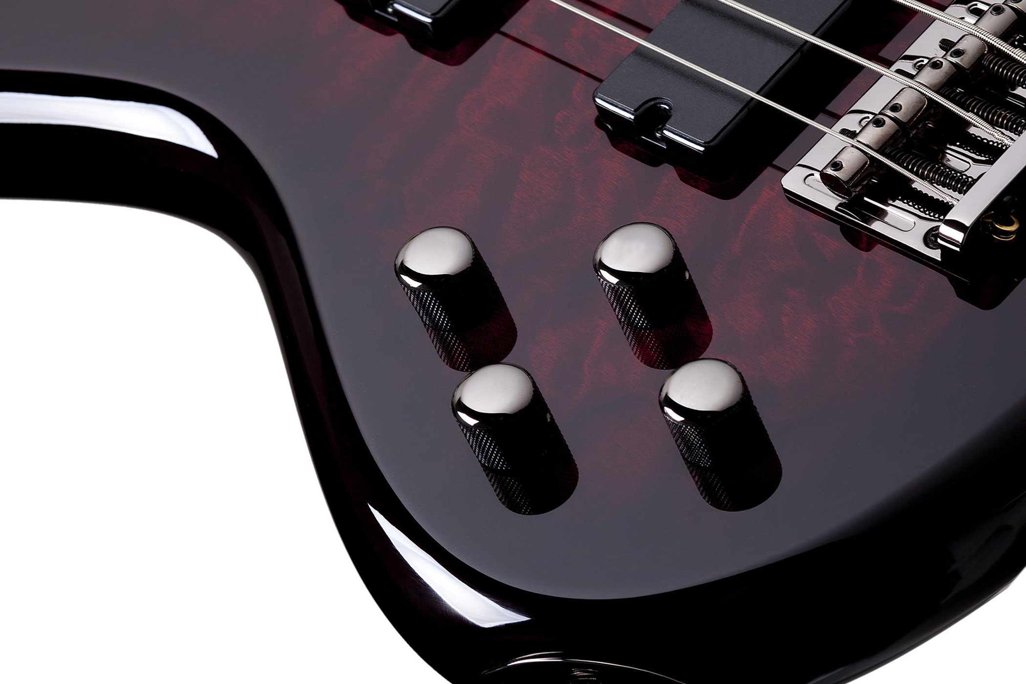 SCHECTER STILETTO EXTREME-4 BCH L/H - Бас гитара четырехструнная левосторонняя 4