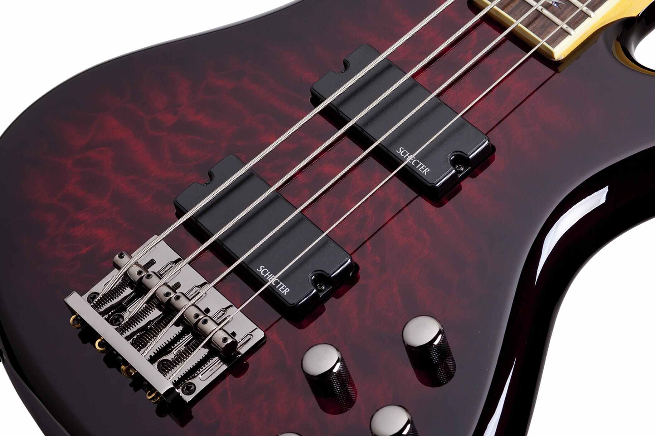 SCHECTER STILETTO EXTREME-4 BCH L/H - Бас гитара четырехструнная левосторонняя 6