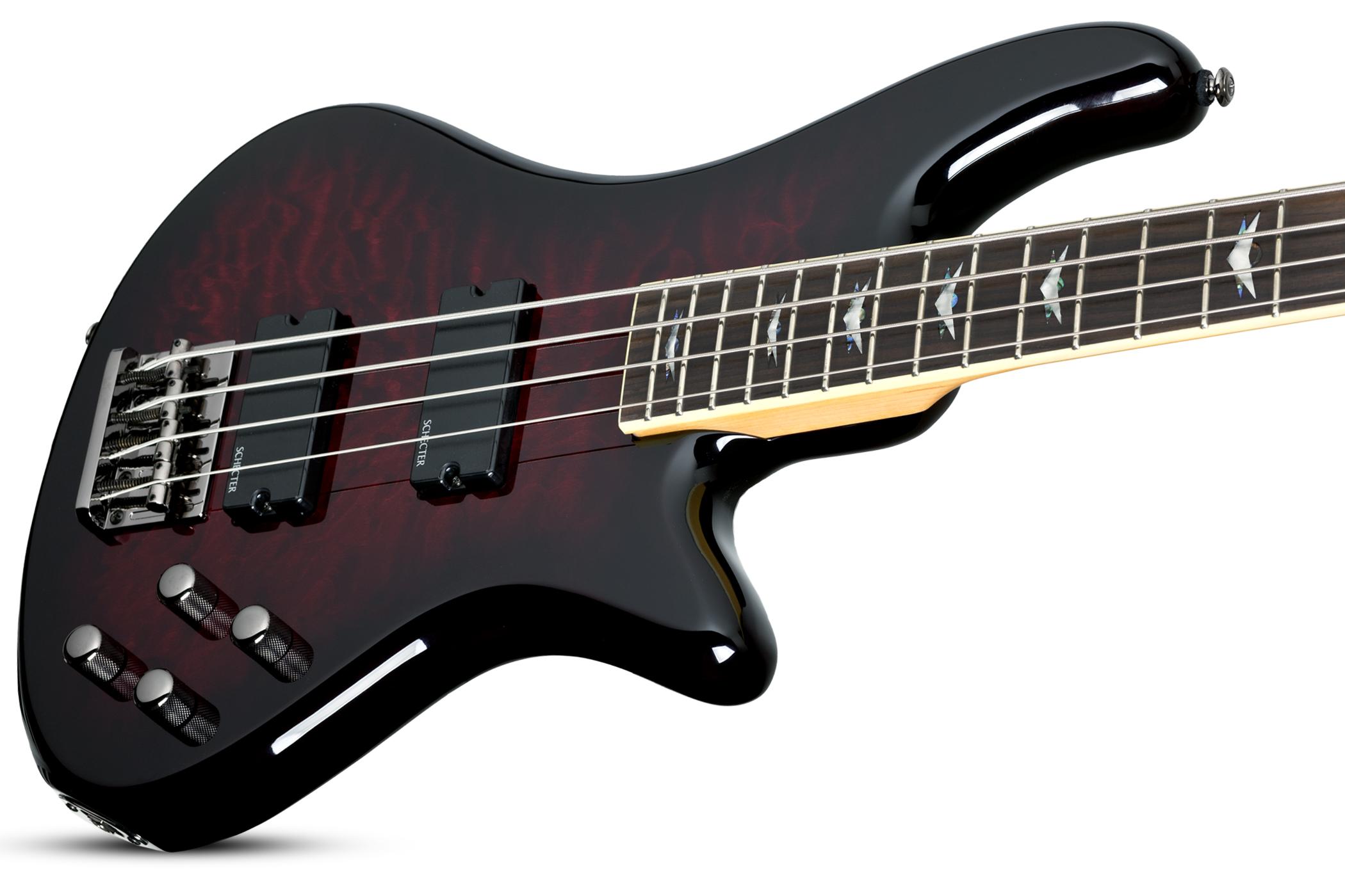 SCHECTER STILETTO EXTREME-4 BCH L/H - Бас гитара четырехструнная левосторонняя 7