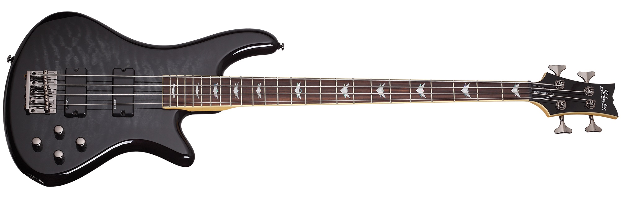 SCHECTER STILETTO EXTREME-4 STBLK - чотириструнна бас-гітара 2