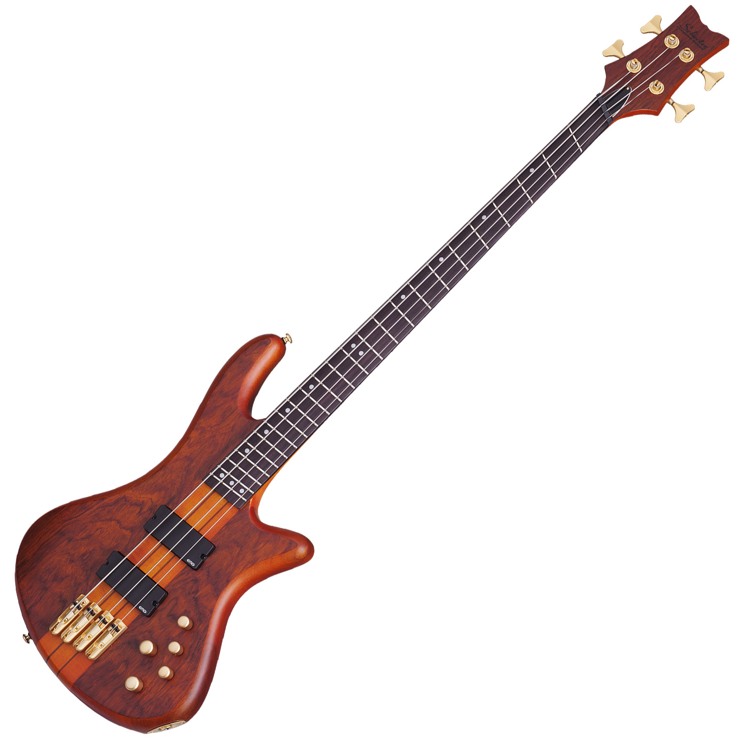 SCHECTER STILETTO STUDIO-4 FF HSN - Бас гитара четырехструнная, веерные лады 10