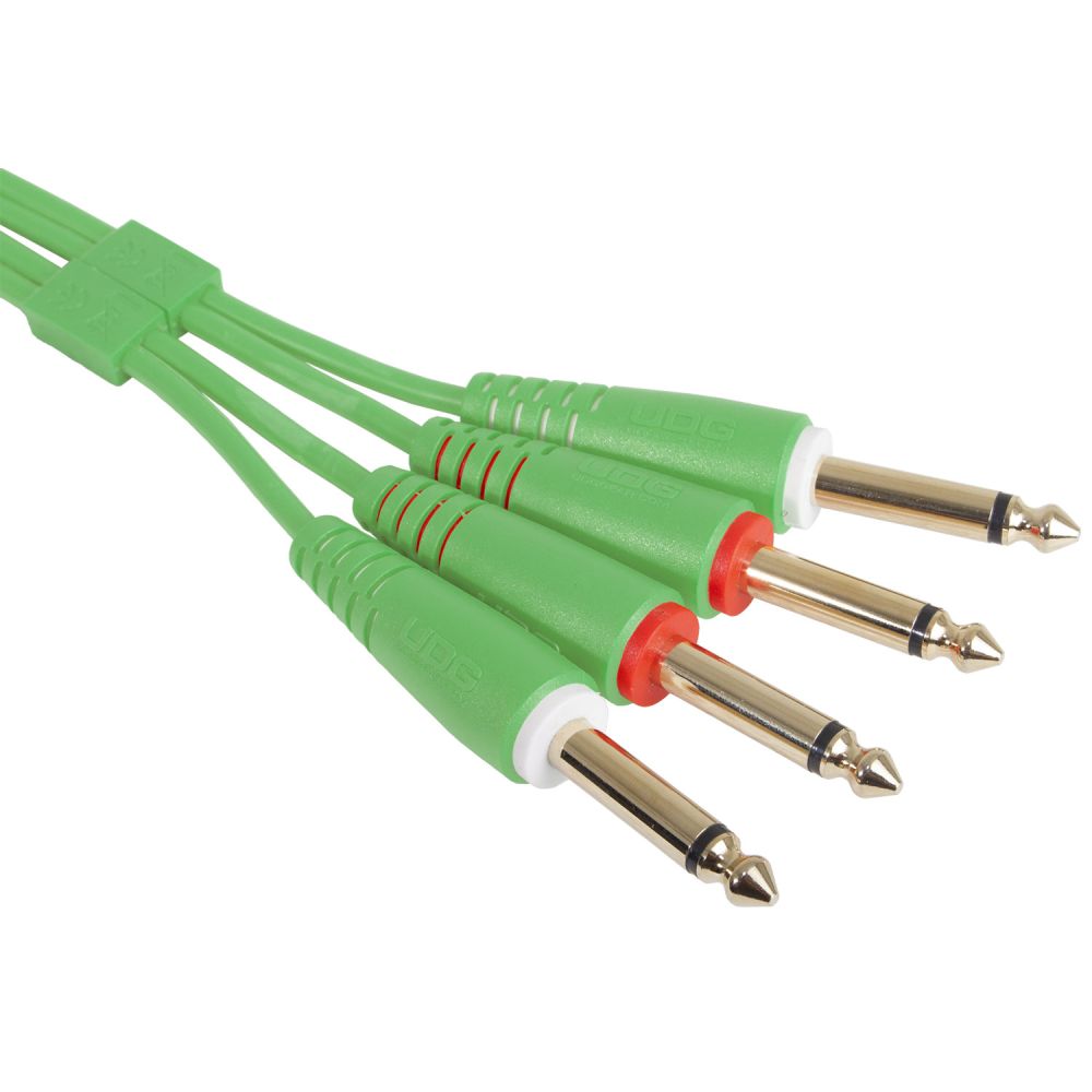 Комутаційний кабель UDG Set Jack-Jack 1,5m Green (U97002GR) 2