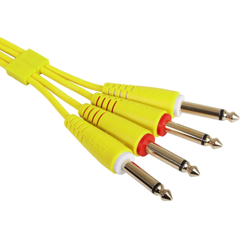Комутаційний кабель UDG Set Jack-Jack Yellow 1,5m (U97002YL) 2