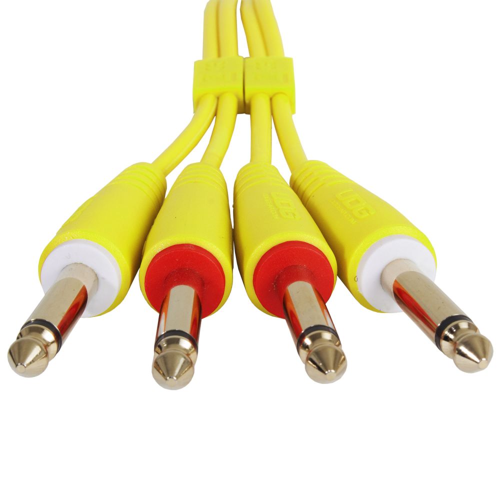 Комутаційний кабель UDG Set Jack-Jack Yellow 1,5m (U97002YL) 3
