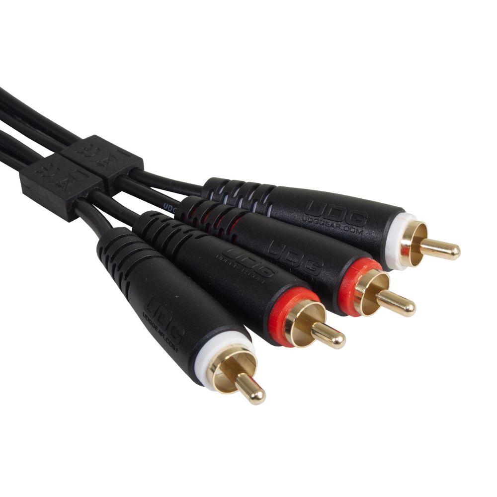 Комутаційний кабель UDG Set RCA - RCA Black 3m (U97003BL) 2